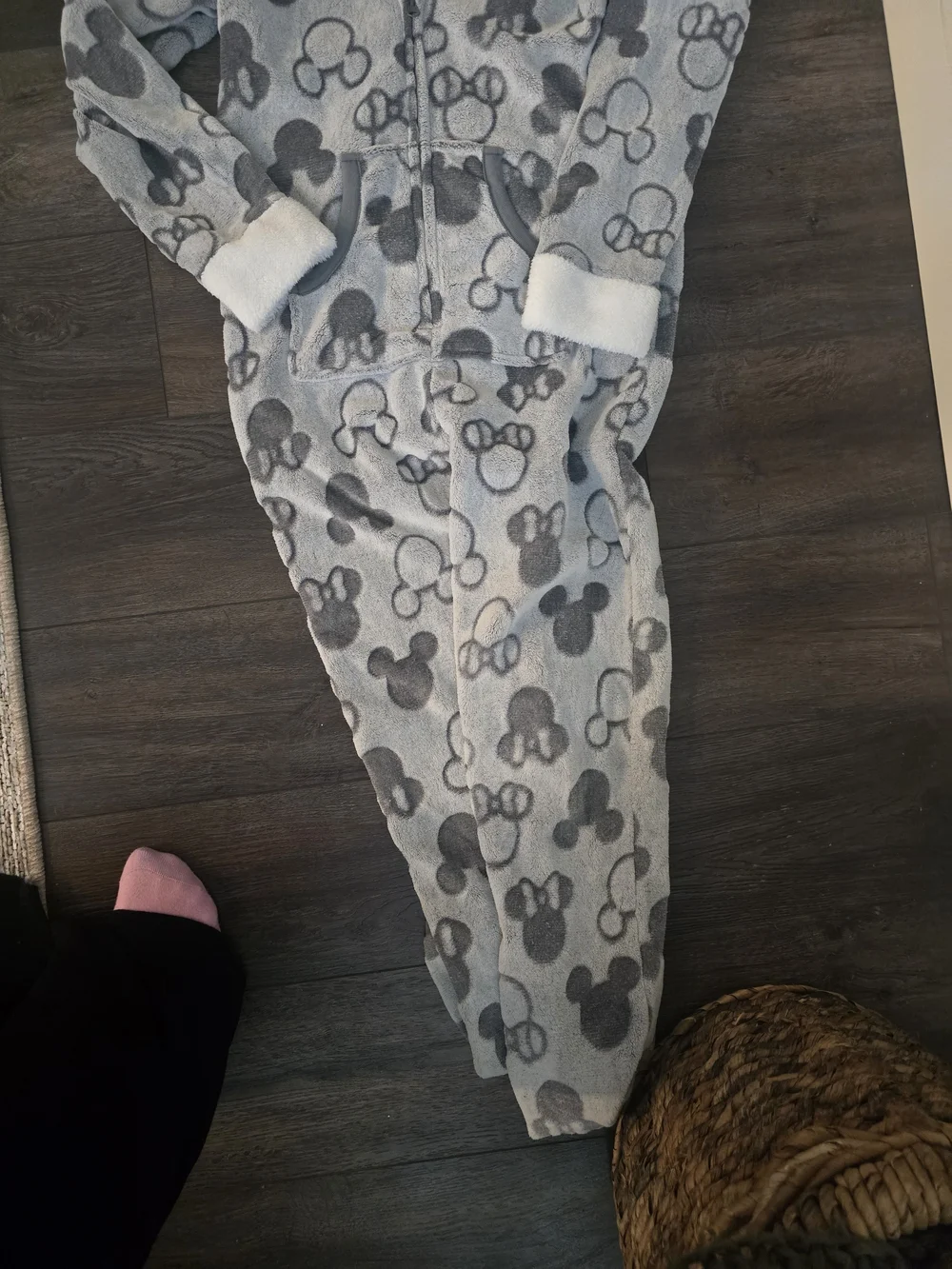 Disney Plush Hoodie and Joggers in Gray and White - Picture 2 of 5